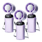 🔥Hot Sale 50% OFF ⏰Digital Display Semiconductor Refrigeration Fan, 100-Speed Stepless Adjustable Turbo Air Cooler, Foldable Dual-Use Handheld & Desktop Personal Cooling Fan