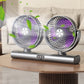 ⏰Last Day Special Price Dual Head Oscillating Ceiling Fan, Large Area Swing Airflow Energy Saving Hanging Fan for Indoor Outdoor
