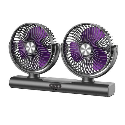 ⏰Last Day Special Price Dual Head Oscillating Ceiling Fan, Large Area Swing Airflow Energy Saving Hanging Fan for Indoor Outdoor