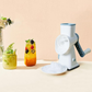 🔥Hot Sale Manual Hand Crank Ice Shaver, Strong Suction Base Anti-Slip Ice Crushing Machine, Compact Handheld Snow Ice Maker for Summer Dessert
