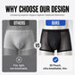 🔥 Pro-Favorite Men's Ice Cooling Ultra-Thin Boxer Briefs – Polyester – Breathable ❄️