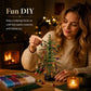 📢📢50% OFF !! ⏰🎄 DIY Christmas tree bead kit – 🎅 Create your own sparkling Christmas decoration