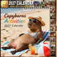 🦫 50% OFF ✨ Funny Capybara 2027 Wall Calendar – Cute Chill Capybara Vibes All Year 😆