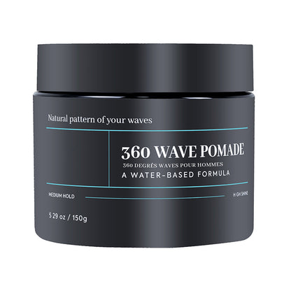 ⏳LIMITED 50% OFF 💈 Wave Pomade – Medium Hold, Water Based, High Shine Hair Wax ✨